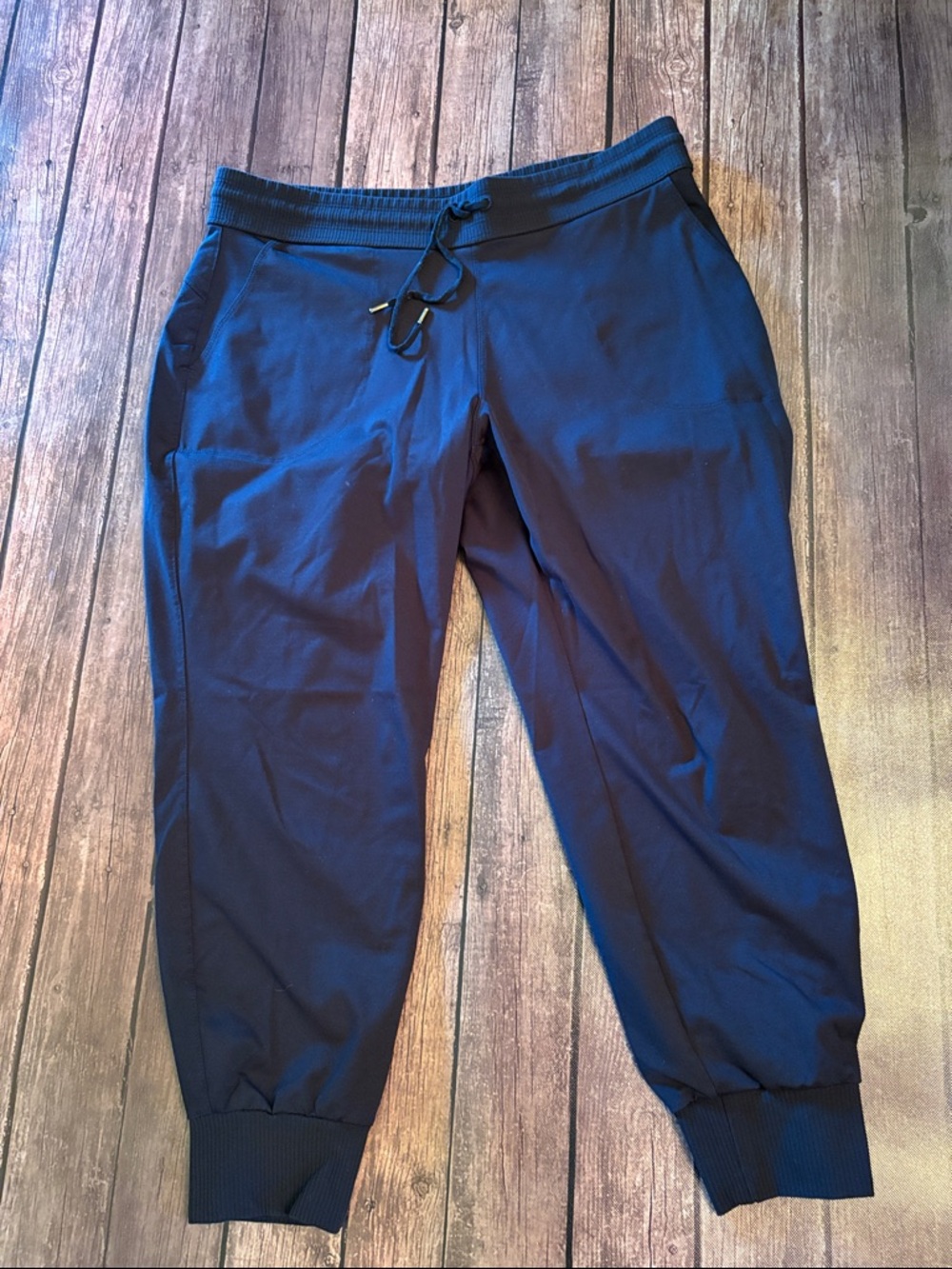 Athleta Black Drawstring Joggers Sz LP